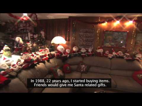 Récord navideño: esta es la mayor colección de Papá Noeles del mundo