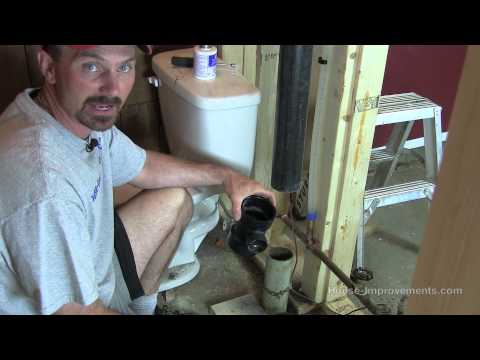 how to replace cast iron drain pipe