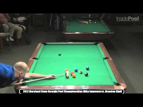 Mika Immonen Brandon Shuff Straight Pool