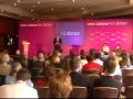 The Prime Minister speaking to the National Policy Forum