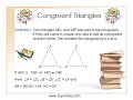 Congruent  Triangles