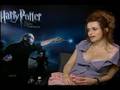 HELENA BONHAM CARTER BITES INTO HARRY POTTER