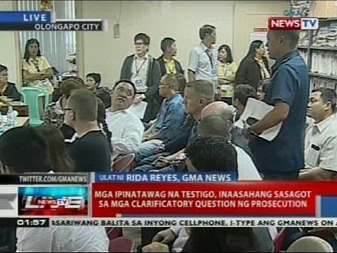 Mga ipinatawag na testigo, inaasahang sasagot sa mga clarificatory question sa prosecution
