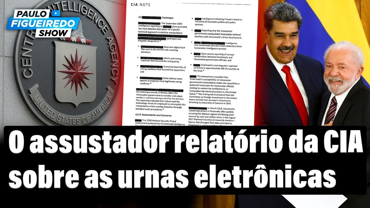O Que a CIA Revelou Sobre as Urnas Eletrônicas É ASSUSTADOR!