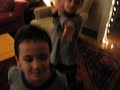 noah sings along with louis armstrong. julian drops the d-bomb.