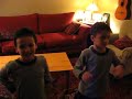 noah sings along with louis armstrong. julian drops the d-bomb.