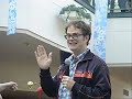 we met actor rainn wilson who plays dwight on the office 