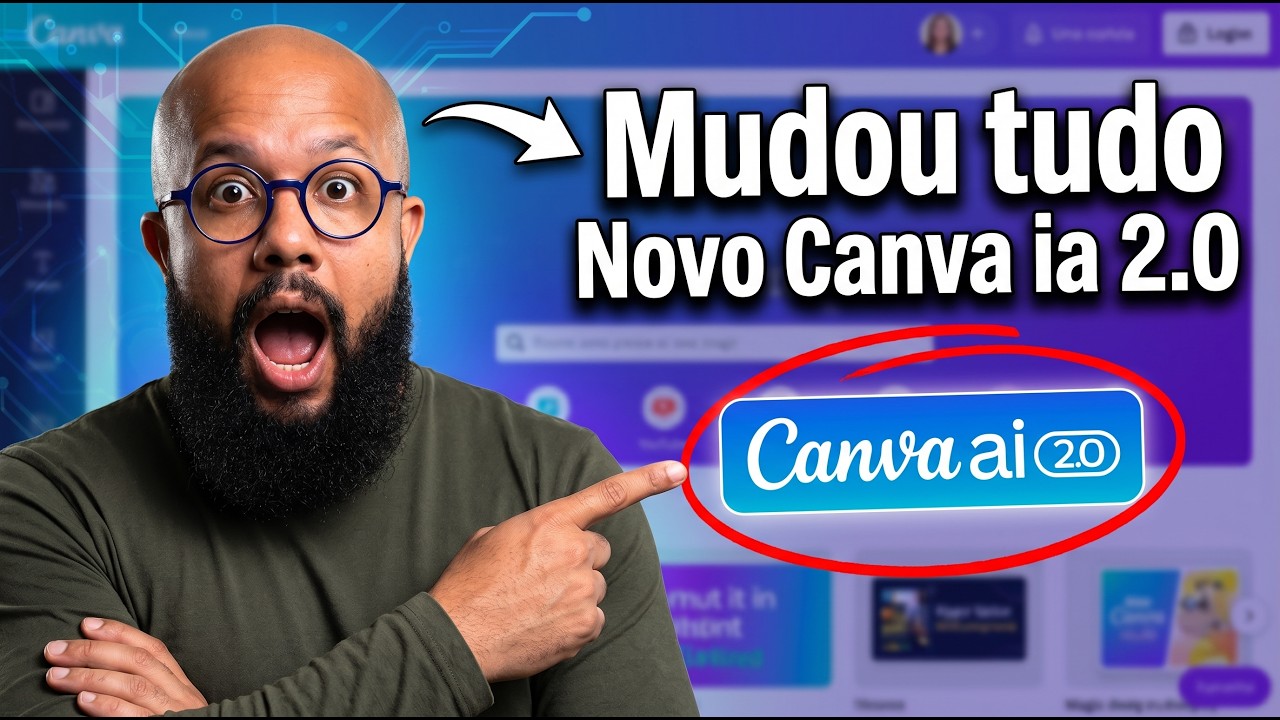 Canva IA 2.0 Mudou TUDO O Maior Update (PRINCIPAIS NOVIDADES)