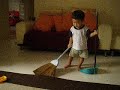 baby sweeping