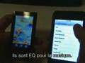Je vais parler de Lecteur MP3 Samsung YP-P2 et de iPod Touch