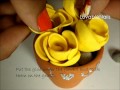 Tulips Flowers Polymer Clay: April Showers Bring May Flowers Collaboration - LuvableNails
