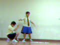 Ben tan proposing to cassandra during king lear play..