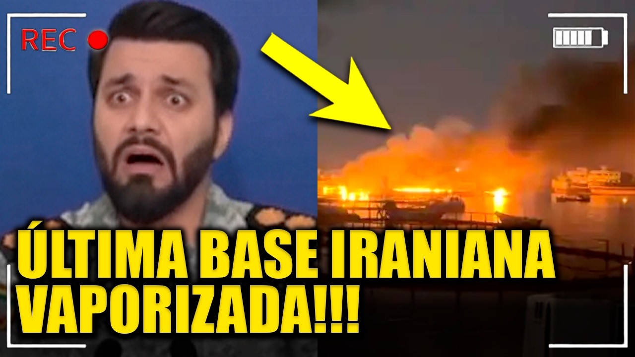 Irã tinha SUA ÚLTIMA base naval e Trump a VAPORIZOU NUM SEGUNDO!!!