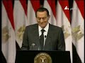 مبارك يتوعد للمعارضة ويأمل في فترة رئاسيه جديده