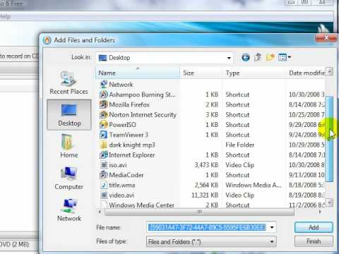 how to create iso image