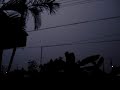 Una Tormenta que se desata por los rumbos de la colonia manuel m. dieguez en villa de alvarez, colima.