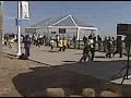 Akarrah finishing the shamrock marathon final mile