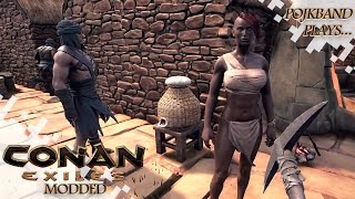 CONAN EXILES: MODDED - Bees - EP07 (Gameplay feat. Pojkband!)