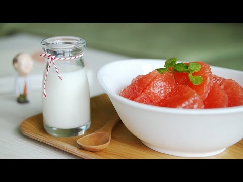 Grapefruit Bingsu (shaved ice) - Dalna