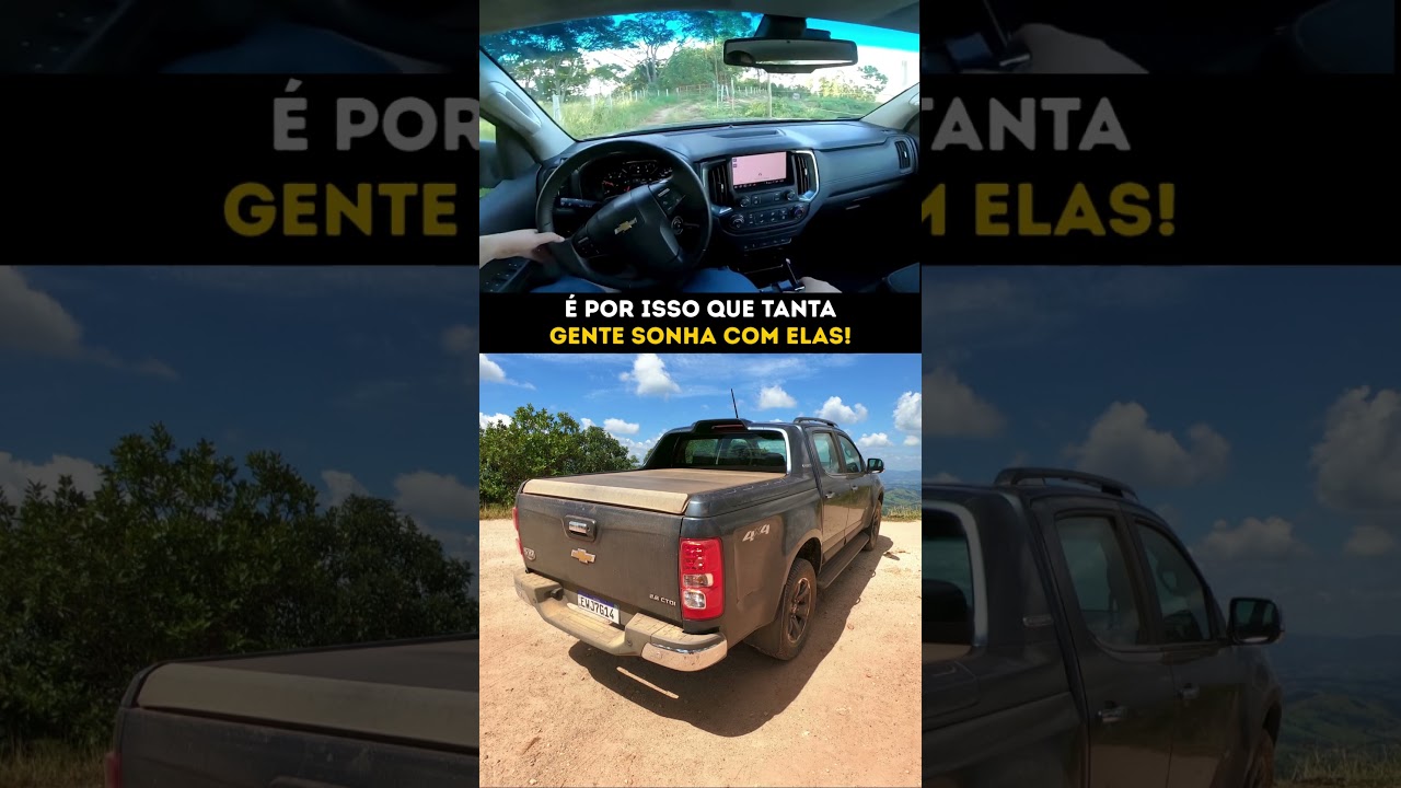 É por isso que tanta gente sonha com uma picape 4x4!!! #chevrolets10