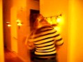 my friend transforming into hannah!