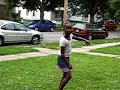 My niece dancing a part of her sisters dance routine.