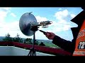 10 GHz multi reflection from North Sea LA4SHF/B 3cm TS-2000X