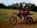 crf250 ridin on backyard track