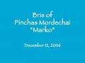 Bris of Pinchas Mordechai ("Marko")