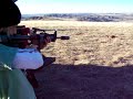 After a long day of hunting I shoot an AR 15 with a .22 conversion with a supressor.