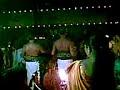 Gautham r menon- Ayyappan vellakke at Azhakam Durga temple, kodakara(20.12.08)