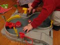 Silas Playing Race Cars