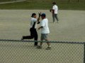 ERICH going yard in semifinal game.
