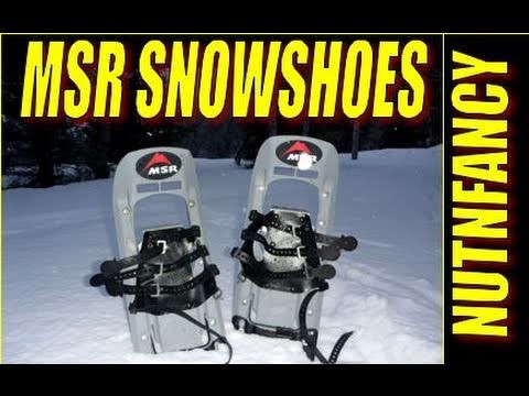 how to fasten snowshoes