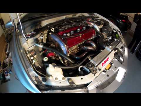 how to change serpentine belt on evo 8