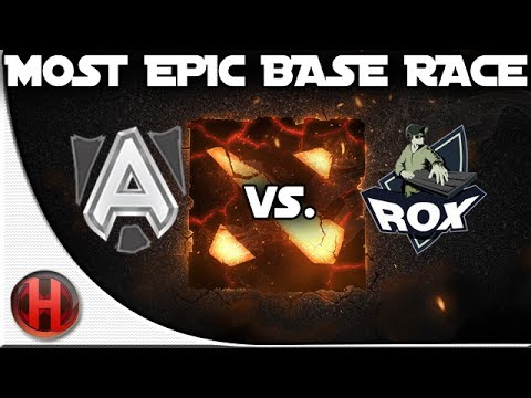 Dota 2 - Most Epic Base Race @ D2L - Alliance vs. RoX.Kis