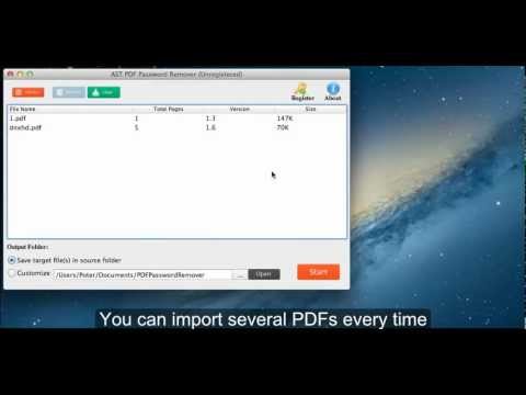 how to remove pdf restrictions