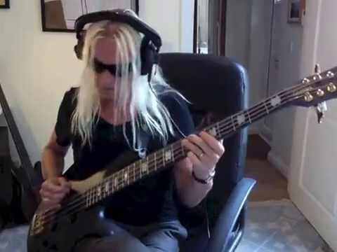 Beggs - Played on a Spector 8 String bass.