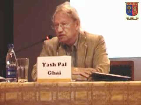 Yash Pal Ghai 1.-Ethics Conference 2010