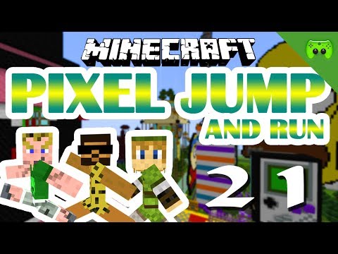 MINECRAFT Adventure Map # 21 - Pixel Jump & Run «» Let's Play Minecraft Together | HD