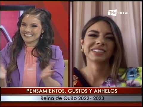 Reina de Quito 2022 - 2023 trabaja en pro de las mujeres