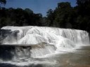 Waterfall Aqua Azul Mexico Chiapas