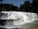 Waterfall Aqua Azul Mexico Chiapas
