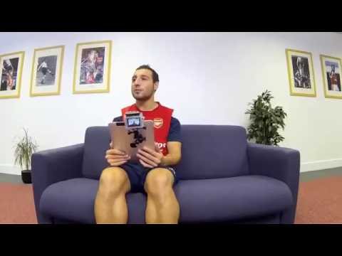Santi Cazorla Funny English Interview | Twitter Takeover