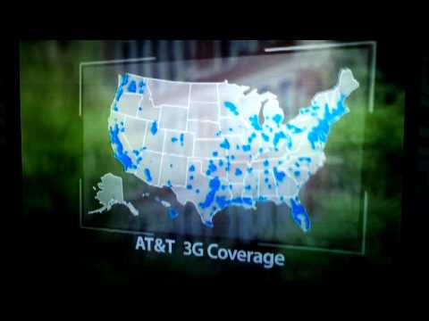AT&T 3G coverage map.