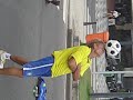 Football / soccer dribbler in Rio de Janeiro