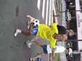 Football / soccer dribbler in Rio de Janeiro