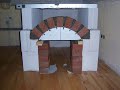 Construction of a woodfired pizza / bread oven