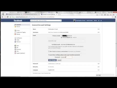 how to make email id on facebook