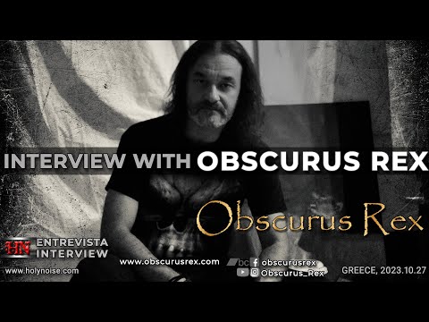 Interview with Panos Karabelas (Bass) from OBSCURUS REX 2023.10.27 #Metal from #Greece #InnerFire @Obscurus_Rex